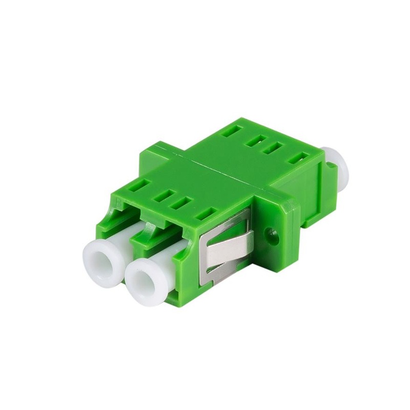 DYNAMIX Fibre LC-APC to LC-APC Duplex, Single-mode Joiner, Ceramic sleeve, Green Colour