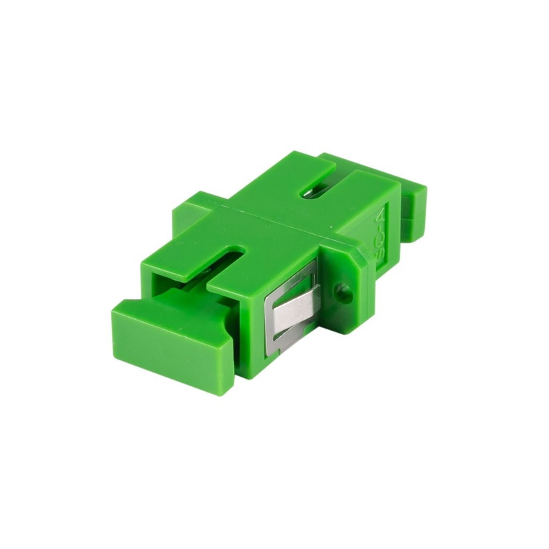DYNAMIX Fibre SC-APC to SC-APC Simplex, Single-mode Joiner, Ceramic sleeve, Green Colour