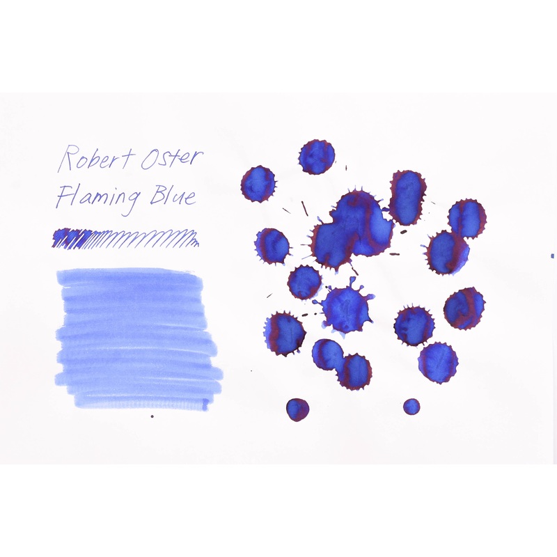 Robert Oster Signature Ink – Flaming Blue – 50ml