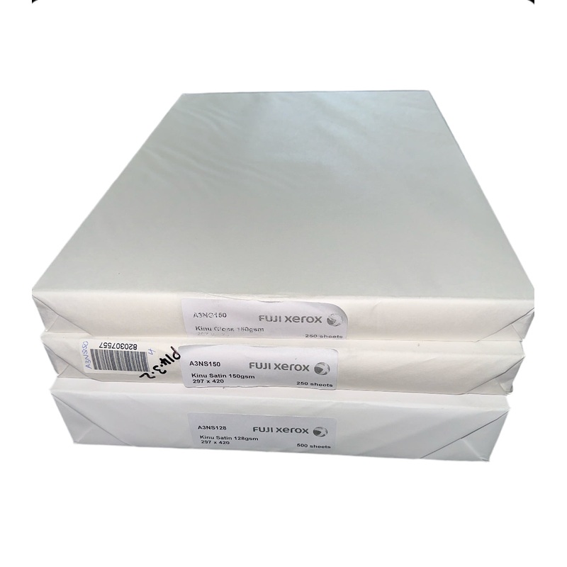Fuji Xerox Kinu Paper Satin and Gloss – A3 Size