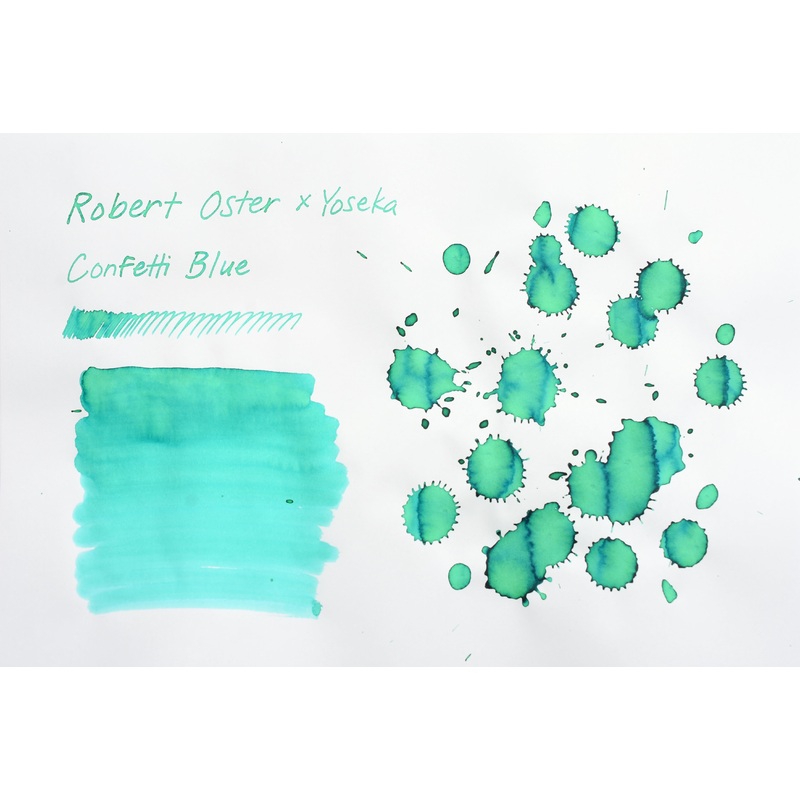 Robert Oster Signature Ink x Yoseka – Confetti Blue – 50ml