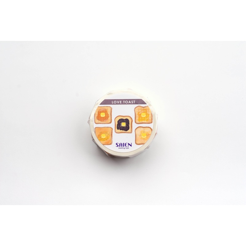 Saien Love Toast Washi Tape – Butter