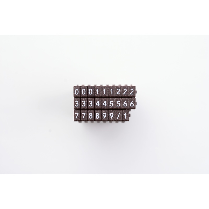 Shachihata Connected Numbers Stamp