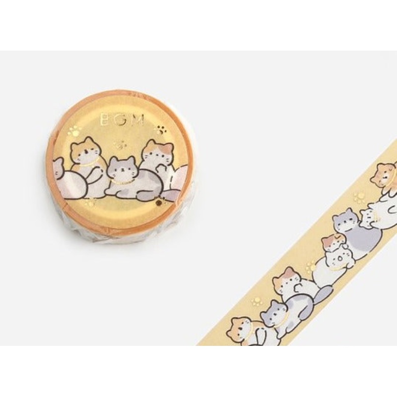 BGM Washi Tape – Kitten Friends