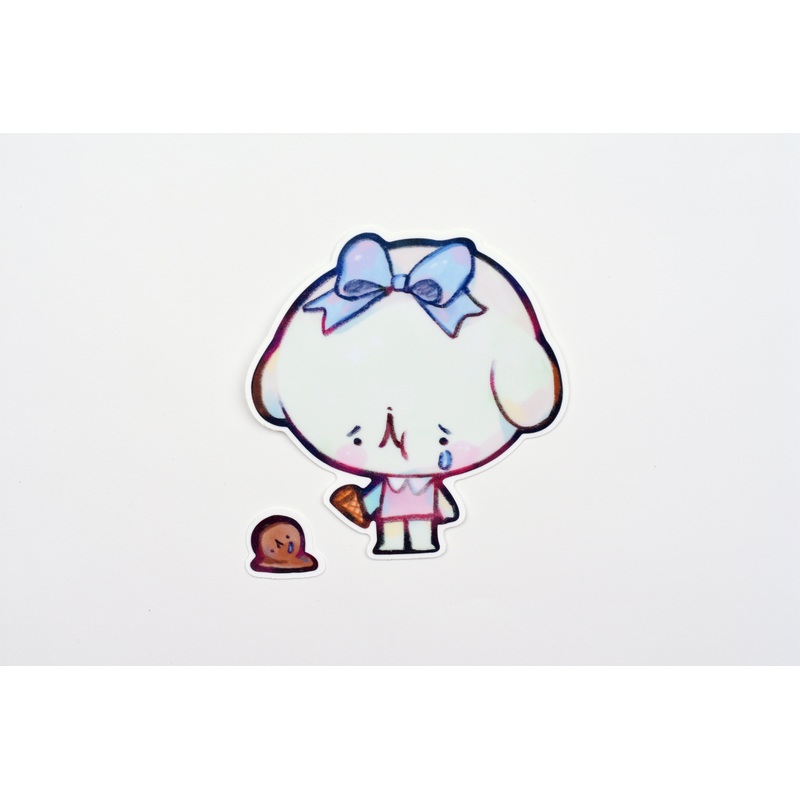 LAZI SOOZ Dropped Ice Cream Sticker