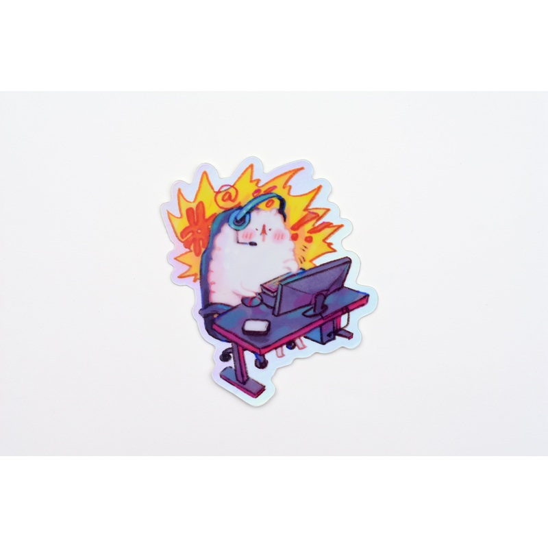 LAZI SOOZ Gamer Alpaca Sticker