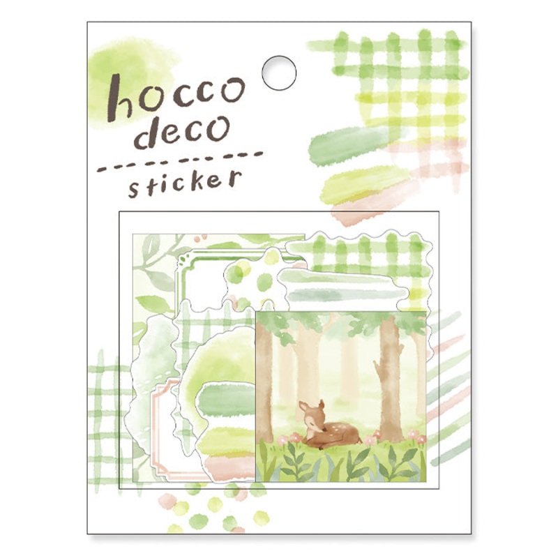 Mind Wave – Hocco Deco Sticker – Green Fawn