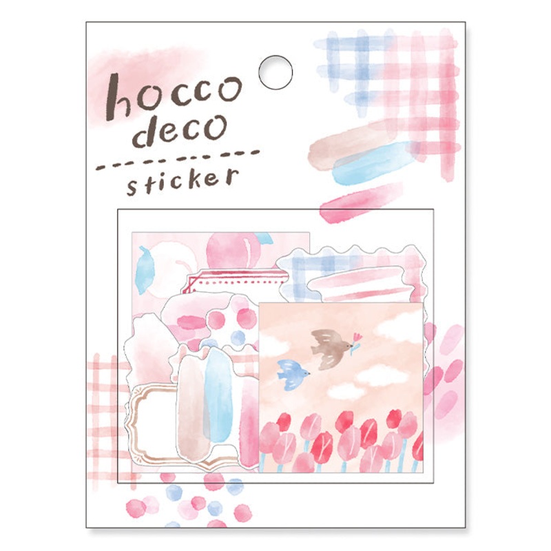 Mind Wave – Hocco Deco Sticker – Pink Bird