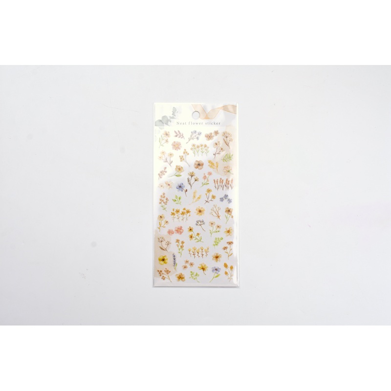 Mind Wave – Neat Flower Sticker – Beige