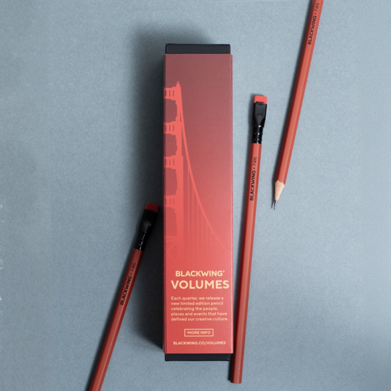 Blackwing Volume 746 – The Golden Gate Bridge Pencil – Set of 12