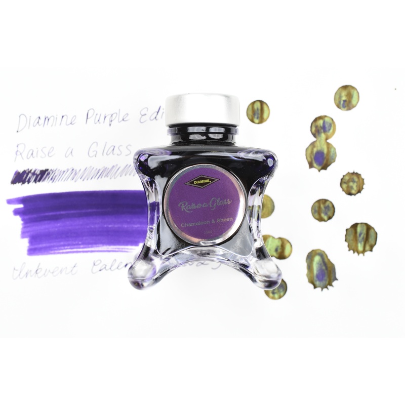 Diamine Purple Edition – Chameleon & Sheen – Raise a Glass