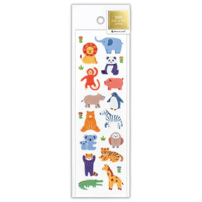 NB – Bijou Sticker Sheet – Colorful Animals