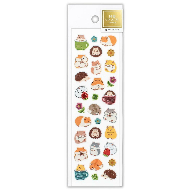 NB – Bijou Sticker Sheet – Hamster and Hedgehog