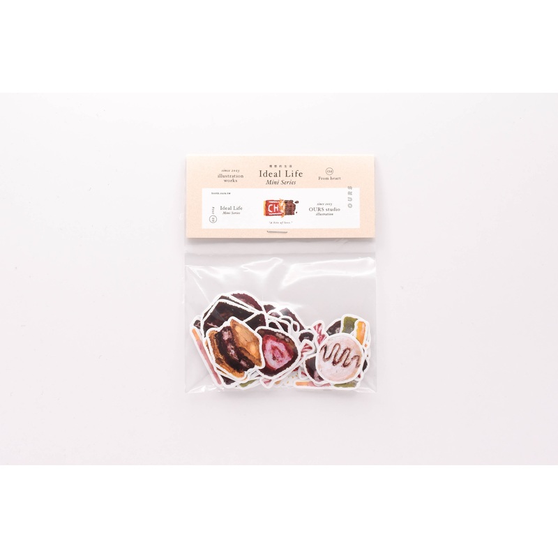 OURS x Hank – Chocolate Life Sticker Pack