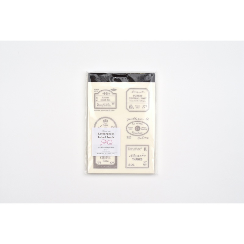 OURS x Hank – Grocery Labels Letterpress Book