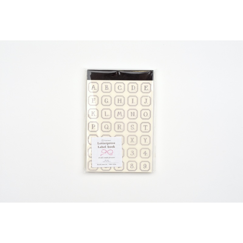 OURS x Hank – Letters (Framed) Letterpress Book
