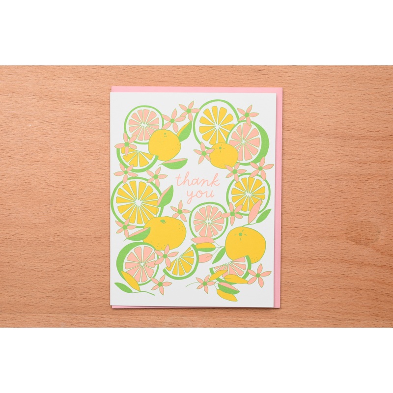Thank You Citrus Card Set