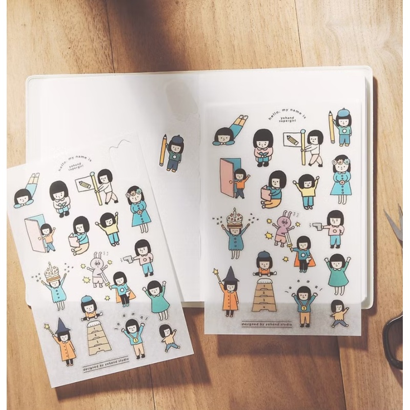 Yohand Studio Print-on Sticker Sheets – Yohand Supergirl