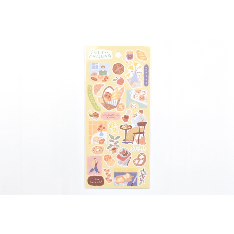 Mind Wave – Just Chilling Sticker – Let’s Eat Bread