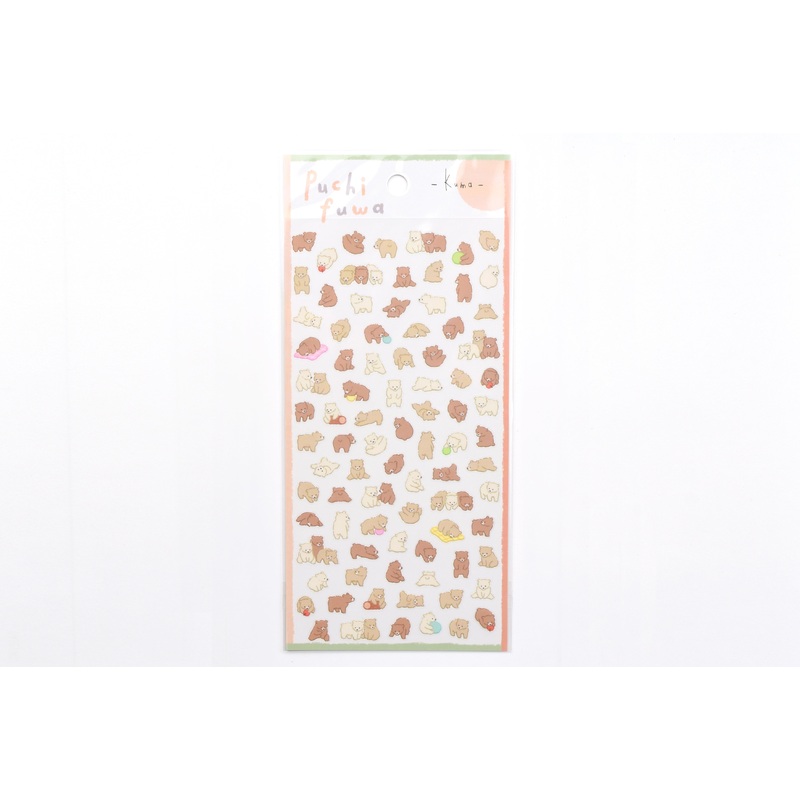 Mind Wave – Tiny Puffy Sticker – Bear