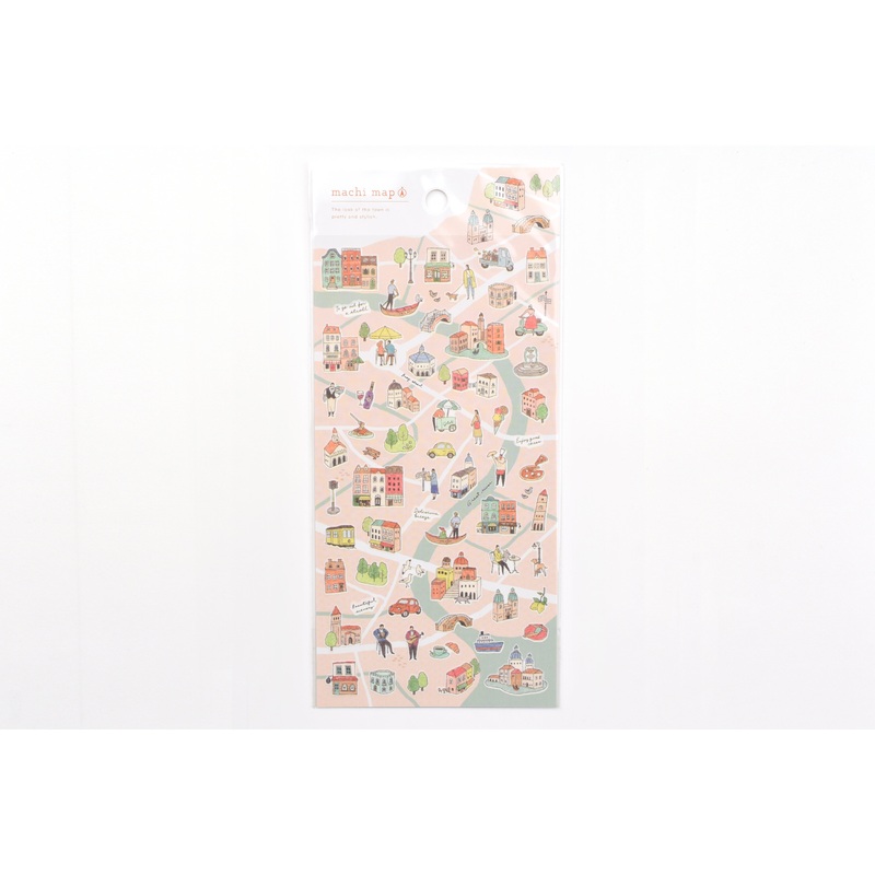 Mind Wave – Town Map Sticker – Orange City