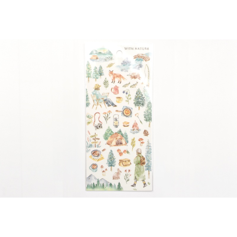 Mind Wave – With Nature Sticker – Hiking