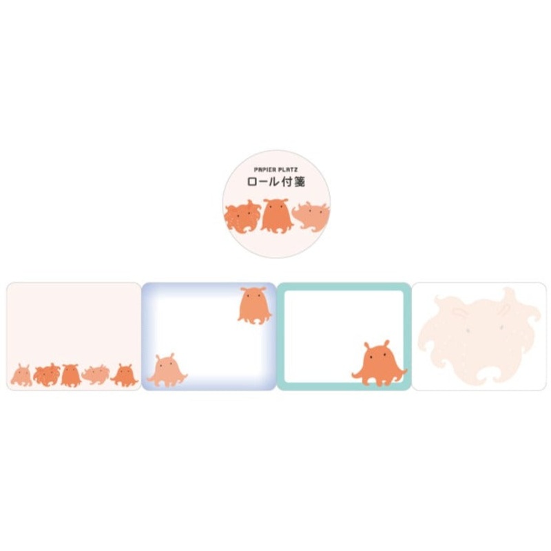 Papier Platz x Kayo Craft – Roll Sticky Notes – Flapjack Octopus