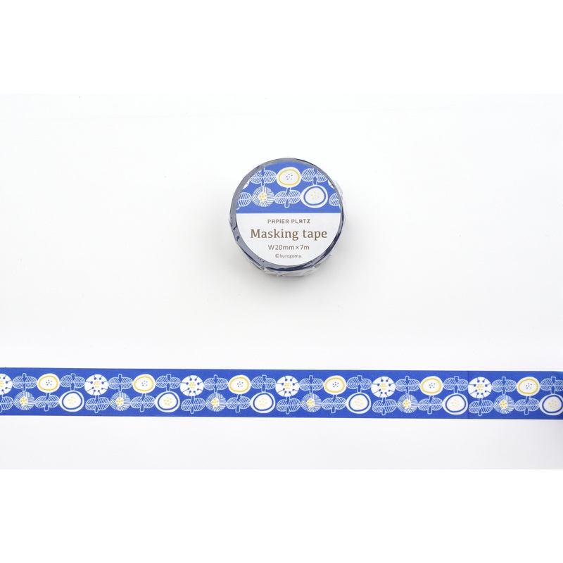 Papier Platz x kurogoma – Stone Mill Flower Masking Tape