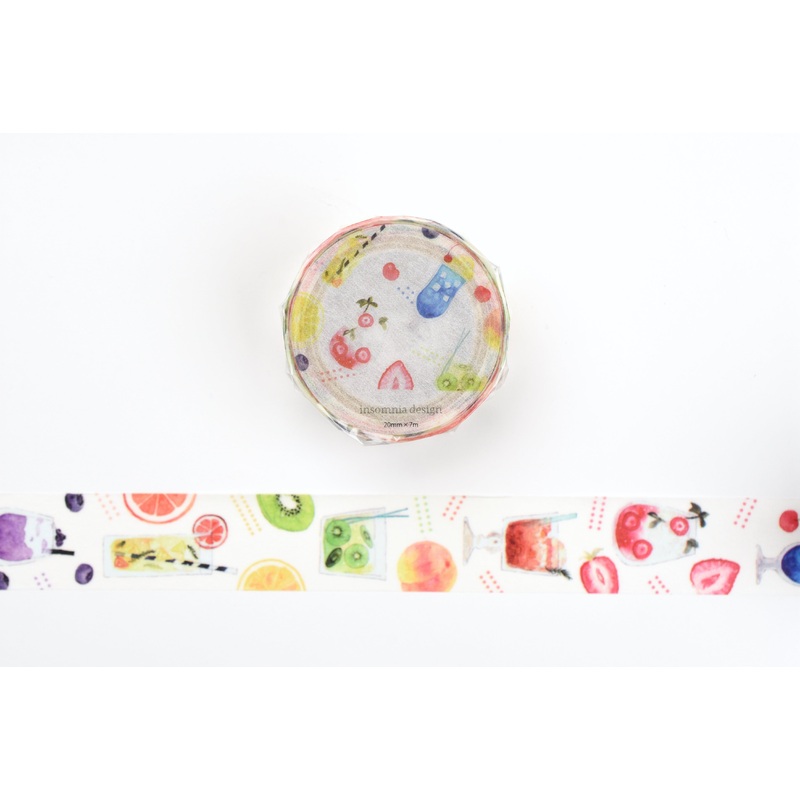 ROUNDTOP x Insomnia Design – Fruit Soda Washi Tape