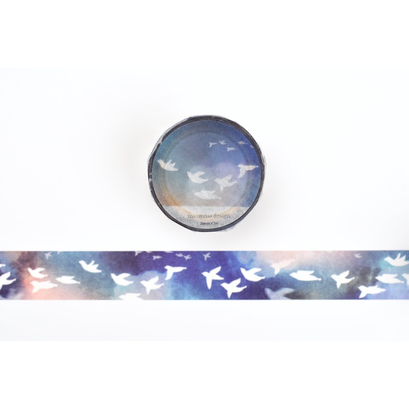 ROUNDTOP x Insomnia Design – Migratory Bird Dream Washi Tape