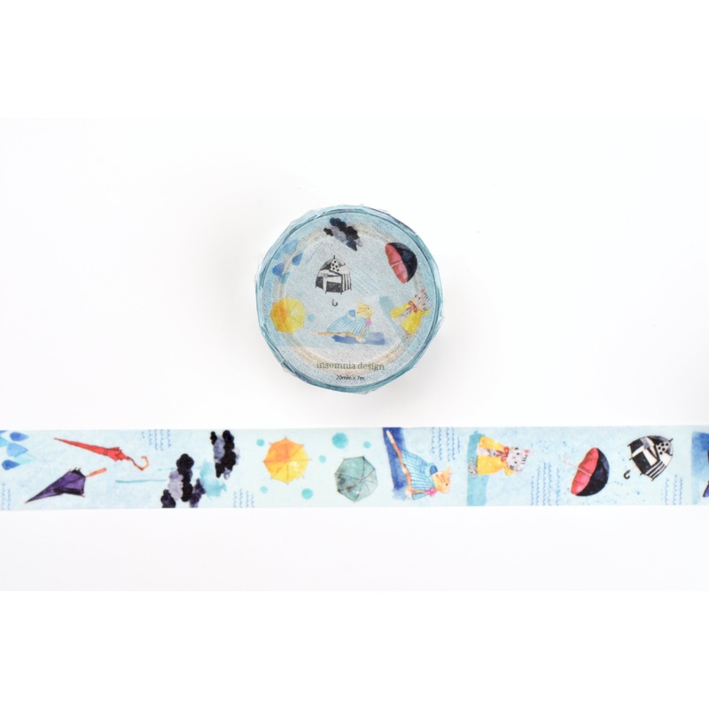 ROUNDTOP x Insomnia Design – Rainy Fun Washi Tape