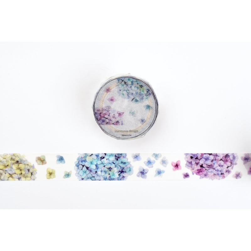 ROUNDTOP x Insomnia Design – Reminiscence Hydrangea Washi Tape