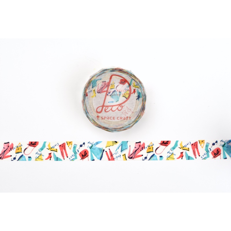 ROUNDTOP x Space Craft – Clothes Washi Tape