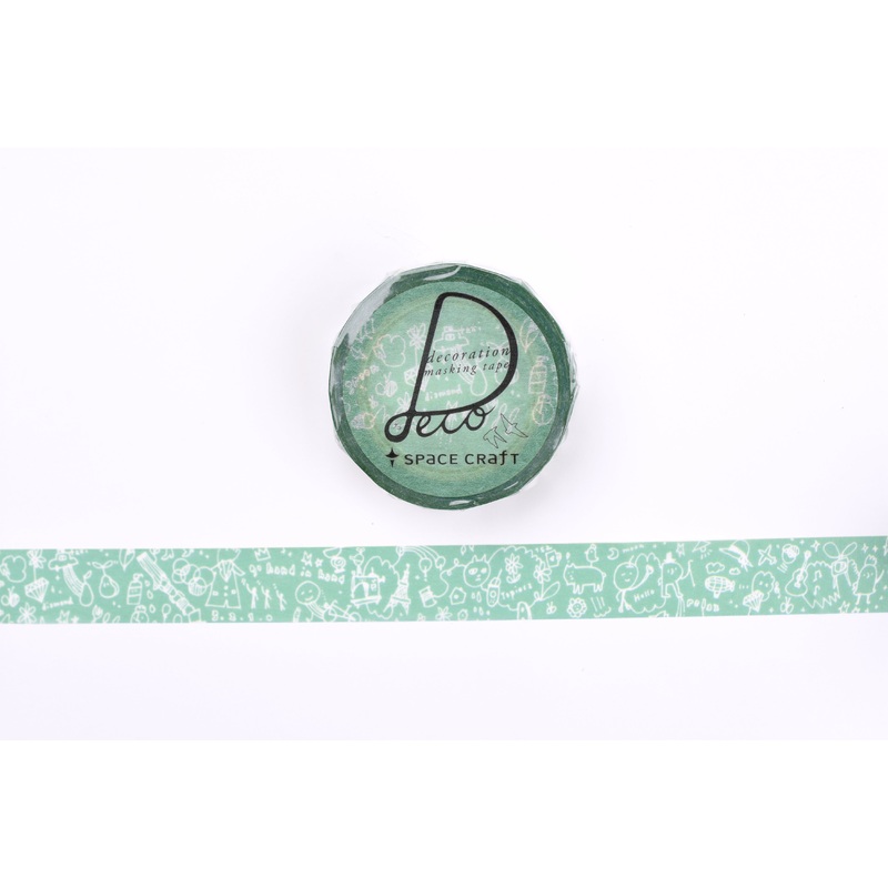 ROUNDTOP x Space Craft – Doodle Washi Tape