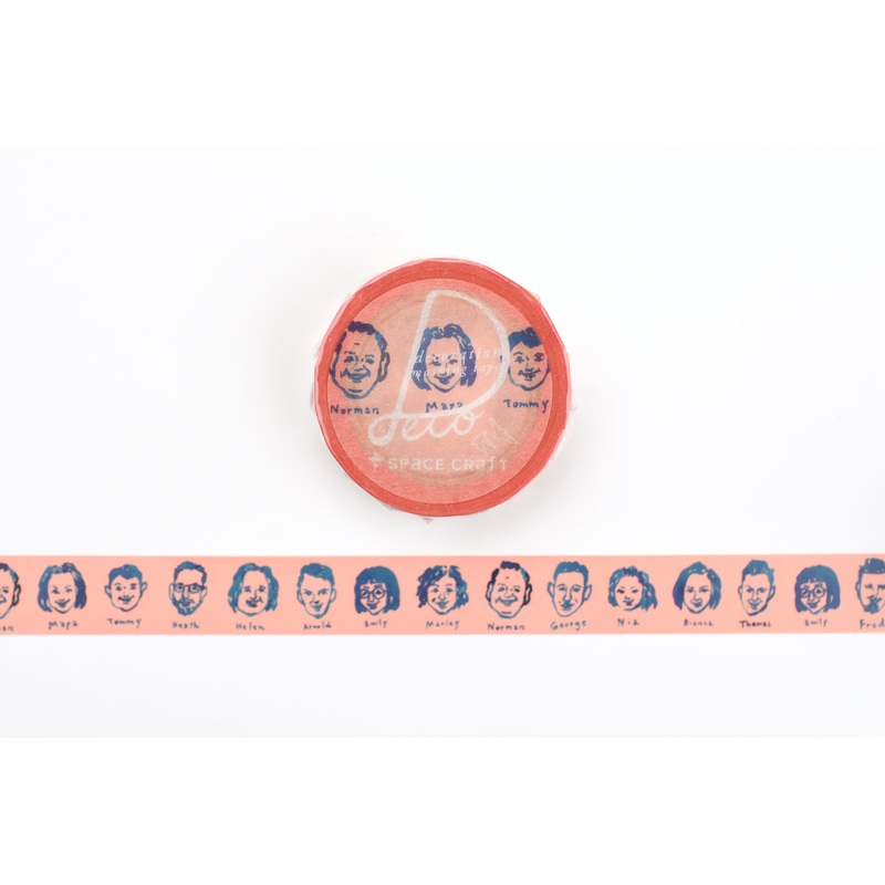 ROUNDTOP x Space Craft – Face Washi Tape