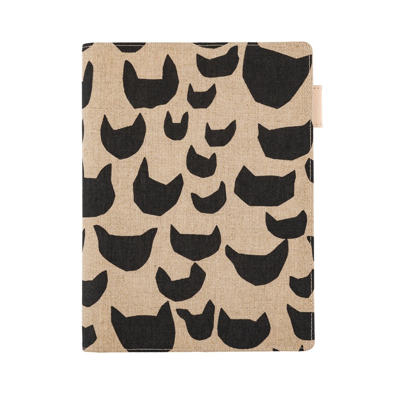 Hobonichi 5-Year Techo Cover – A5 – min perhonen: anone-anone (Black)