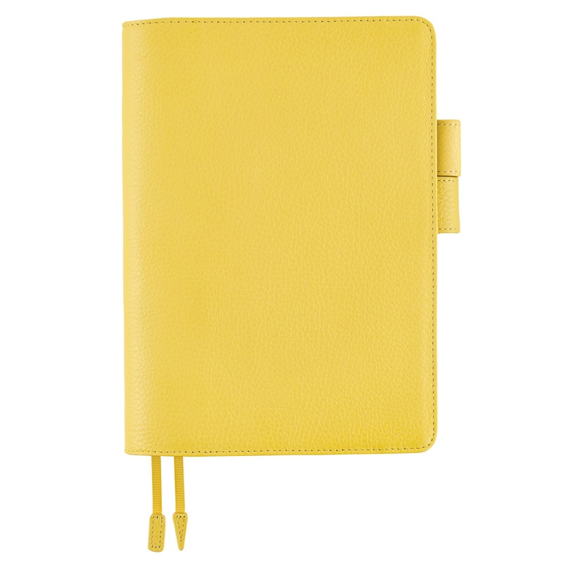 Hobonichi Cousin Cover 2025 – Leather: Brilliant Yellow – A5