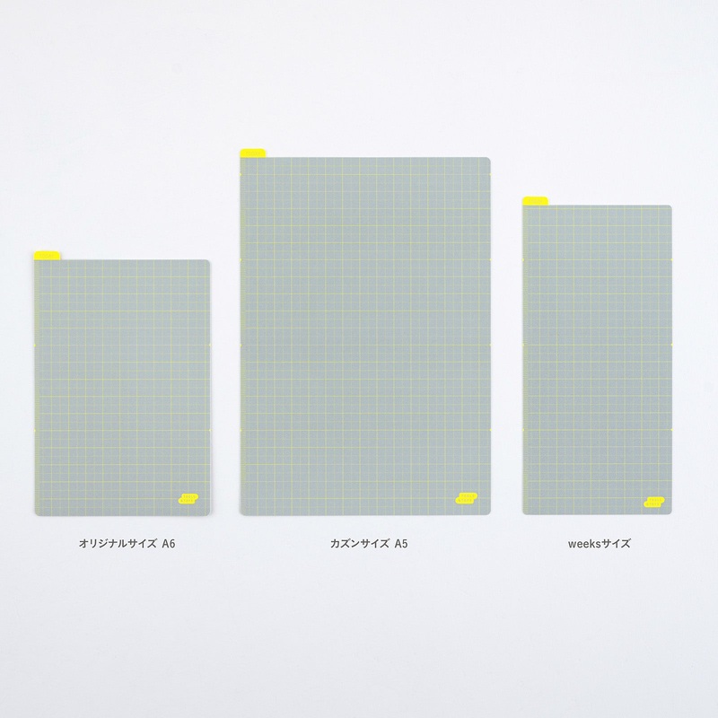 Hobonichi Pencil Board – Ice Gray x Yellow