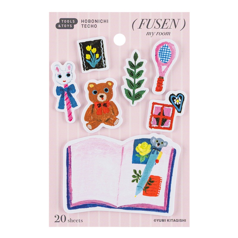 Hobonichi Sticky Note Tabs – Yumi Kitagishi: My Room
