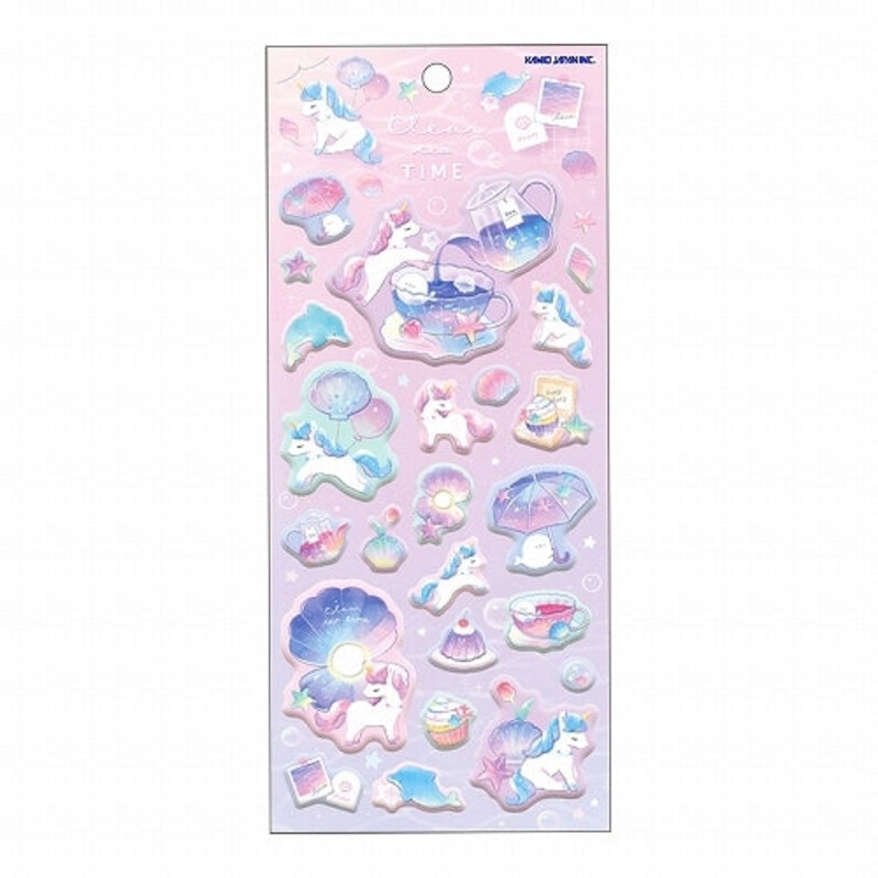 Kamio Super Mochi Stickers – Clear Tea Time