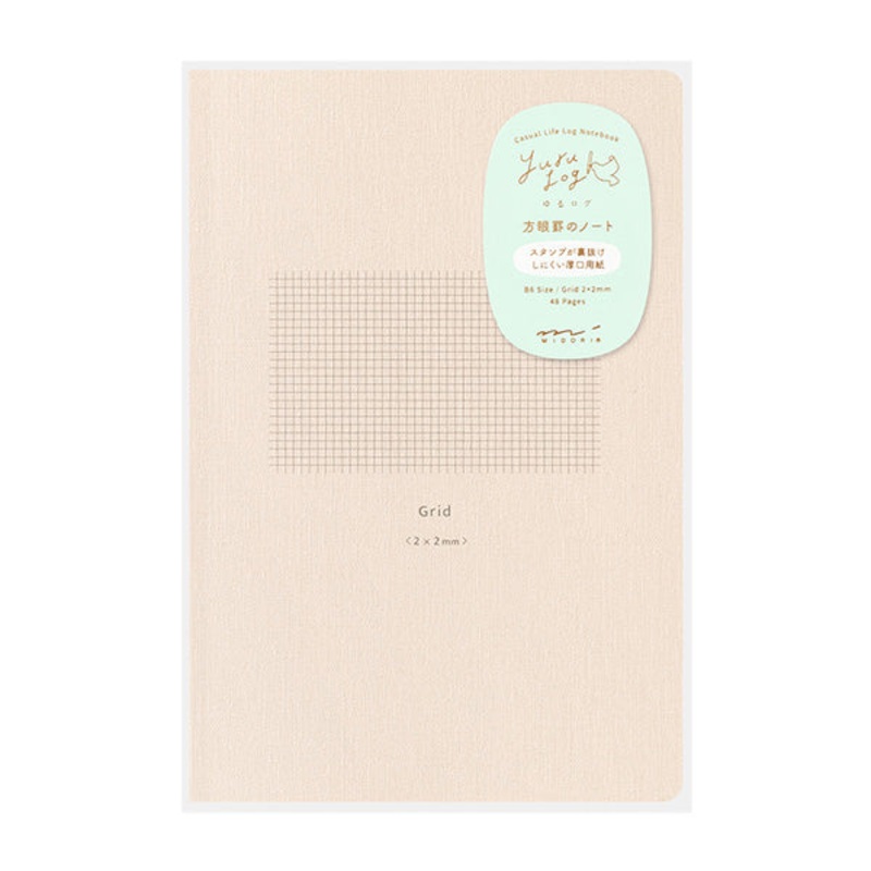 Yuru Log Notebook – Grid – B6