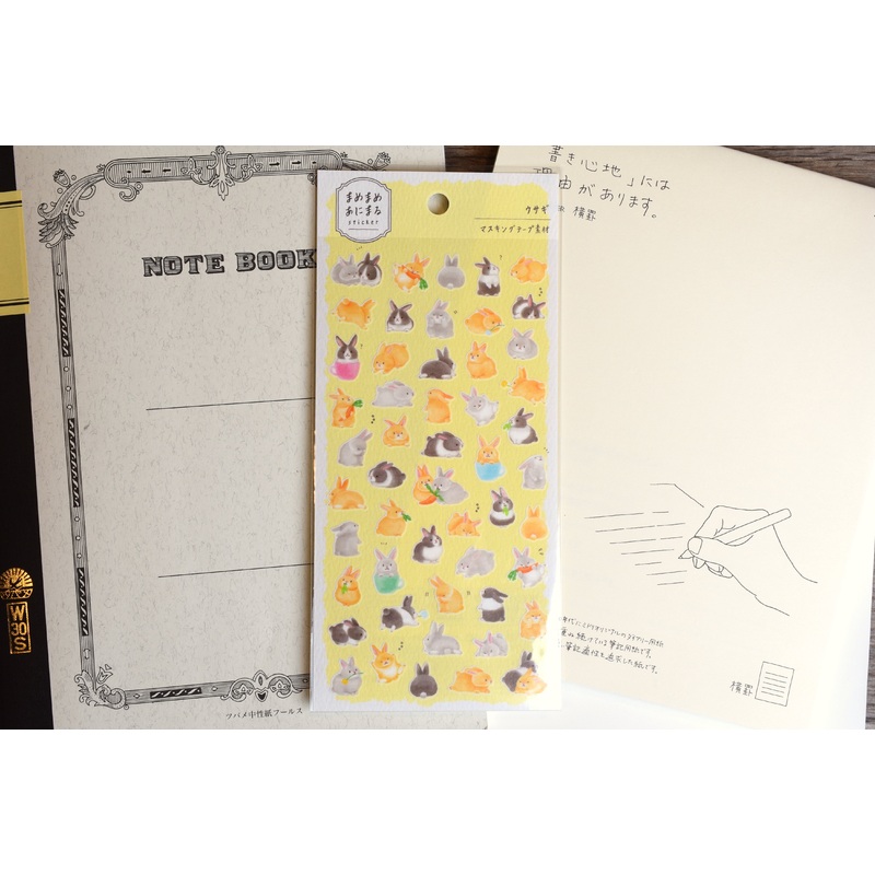Chunky Animals Washi Stickers – Bunny