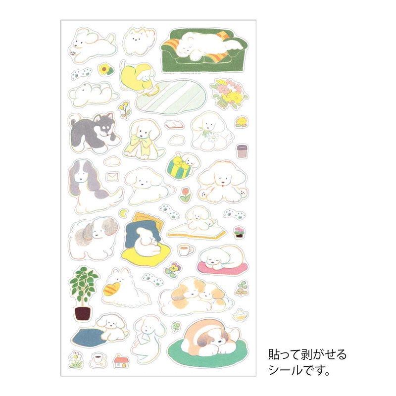 Midori Sticker Sheet – Dog – Medium