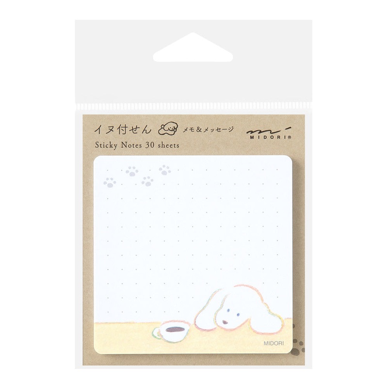 Midori Sticky Notes – Coffee and Dog