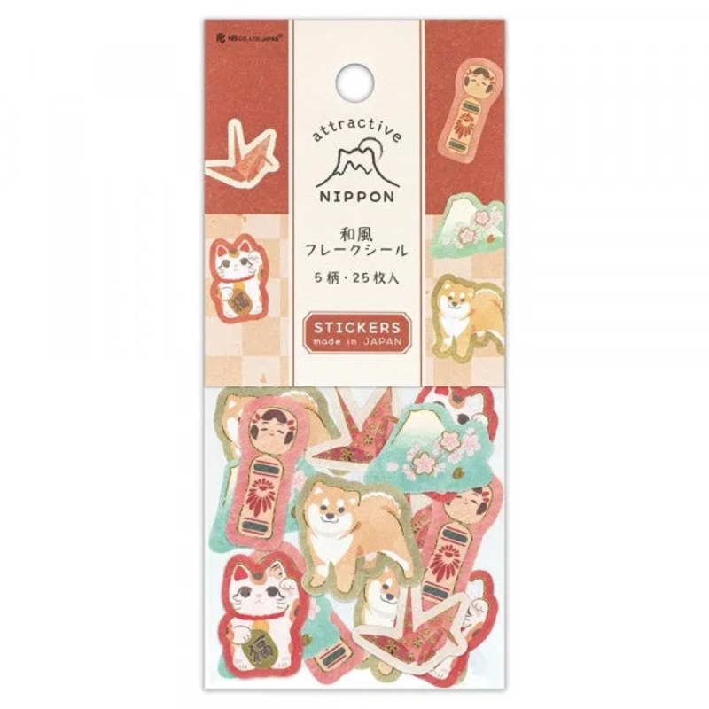 NB – Attractive Nippon Flake Stickers – Specialty Products