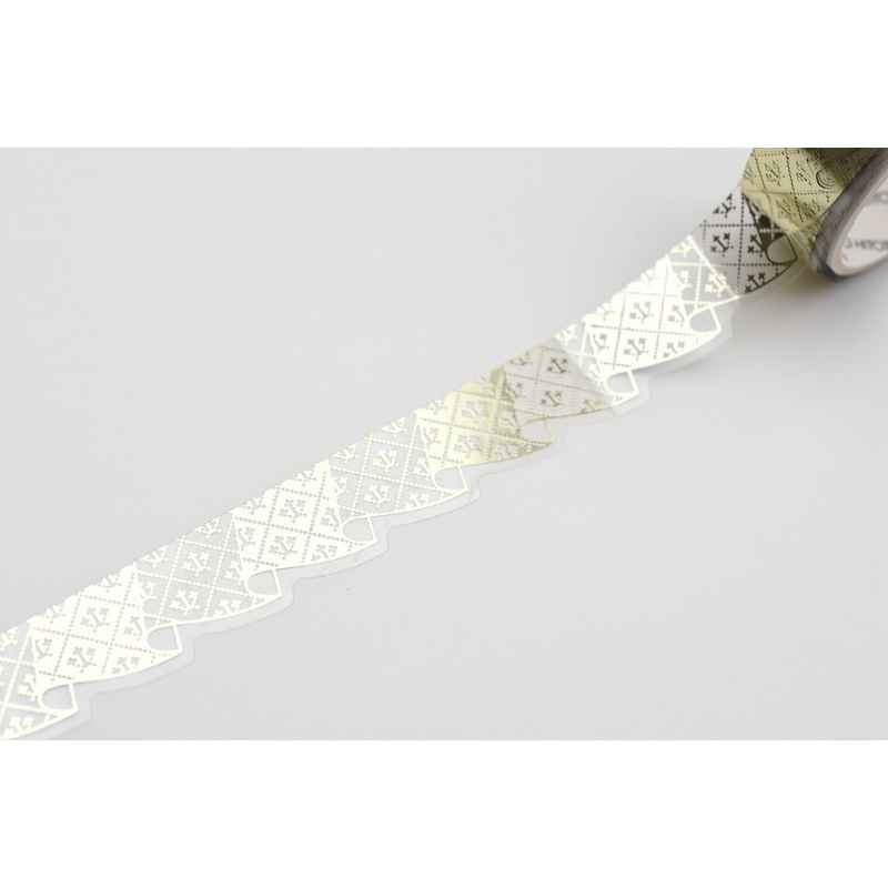 SODA Transparent Masking Tape – Foil Stamping – 15mm – Curtain