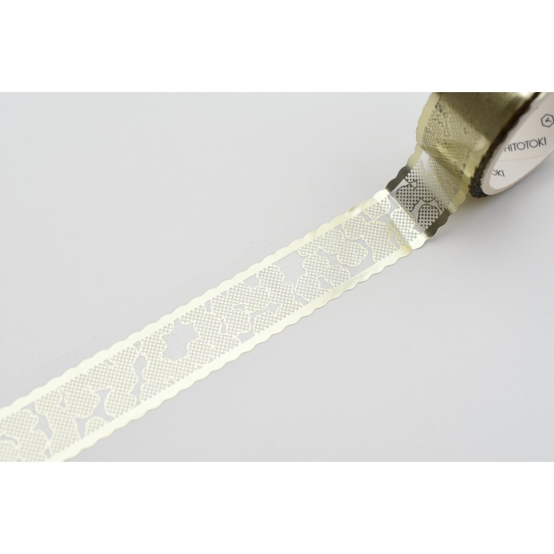 SODA Transparent Masking Tape – Foil Stamping – 15mm – Lace Ribbon