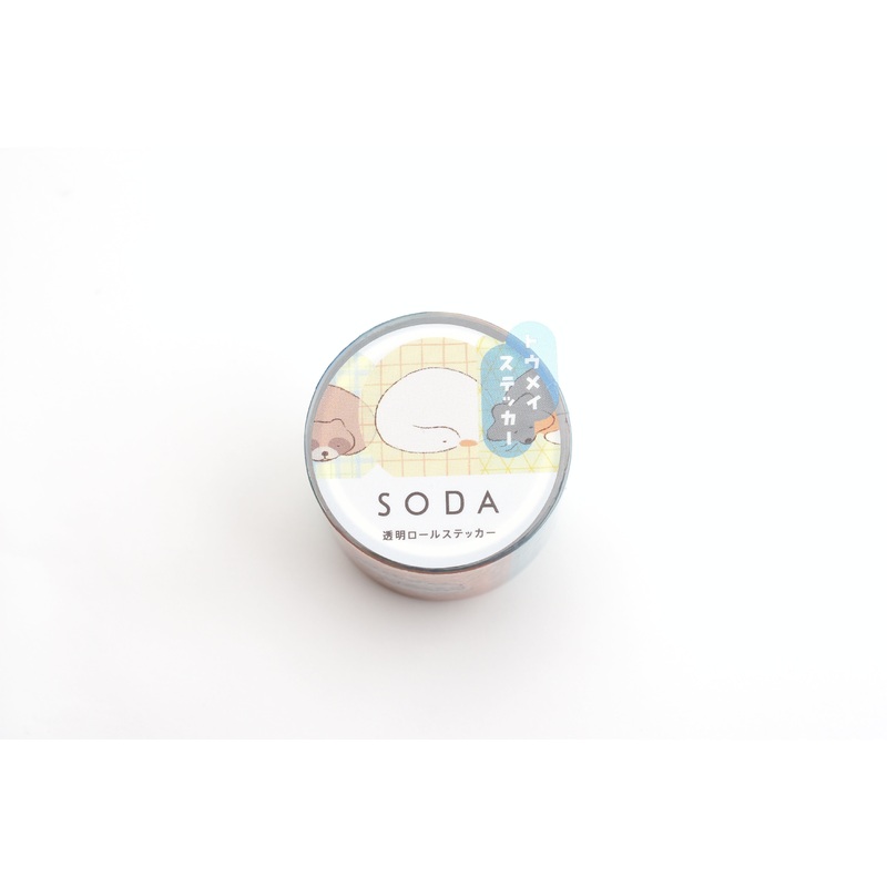 SODA Transparent Masking Tape – Stickers Roll – 30mm – Relaxed