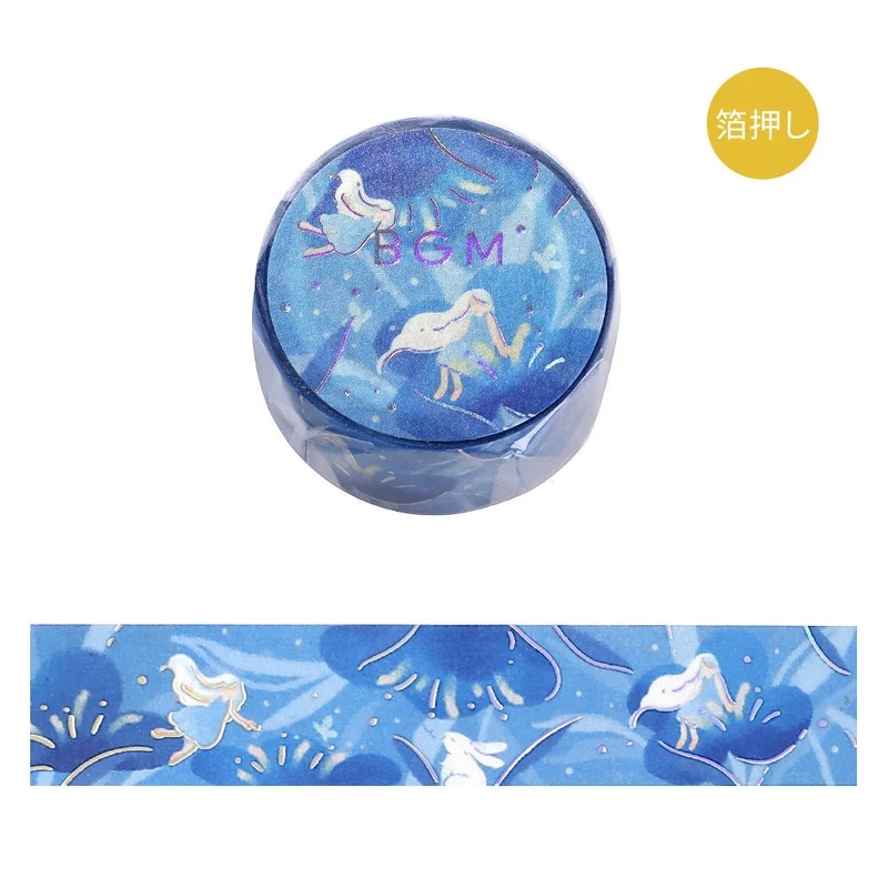 BGM Washi Tape – Foil Stamping – Flower Story – Night Scent