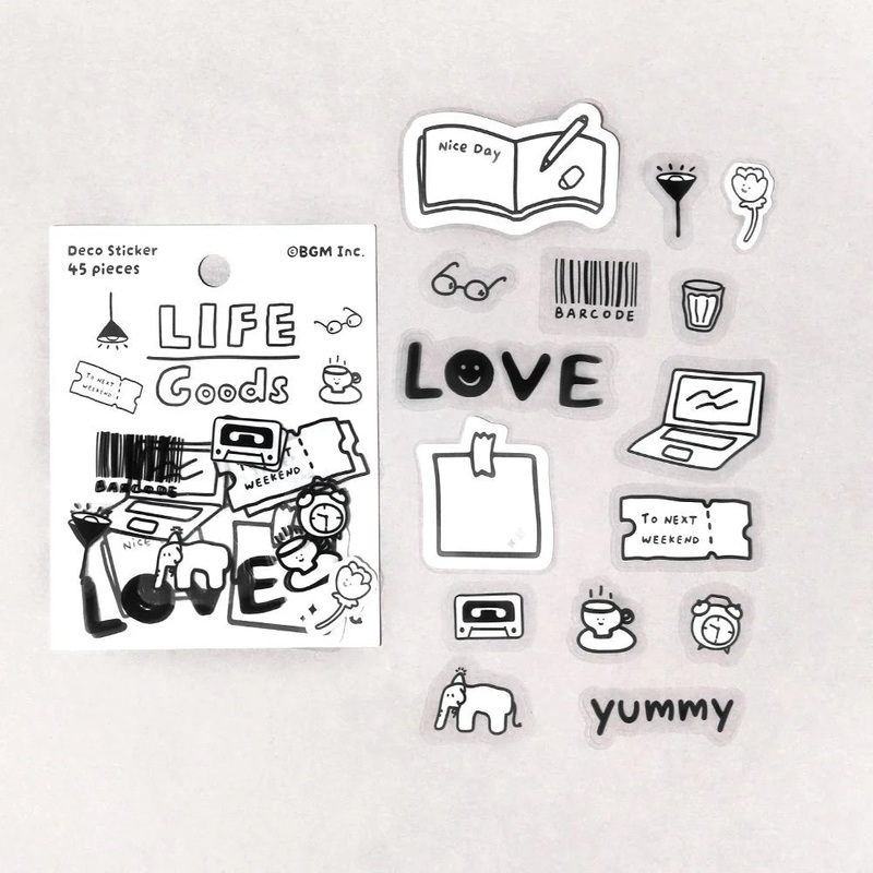 BGM YURUKU IKO-YO! Mixed Flake Sticker – Life Goods